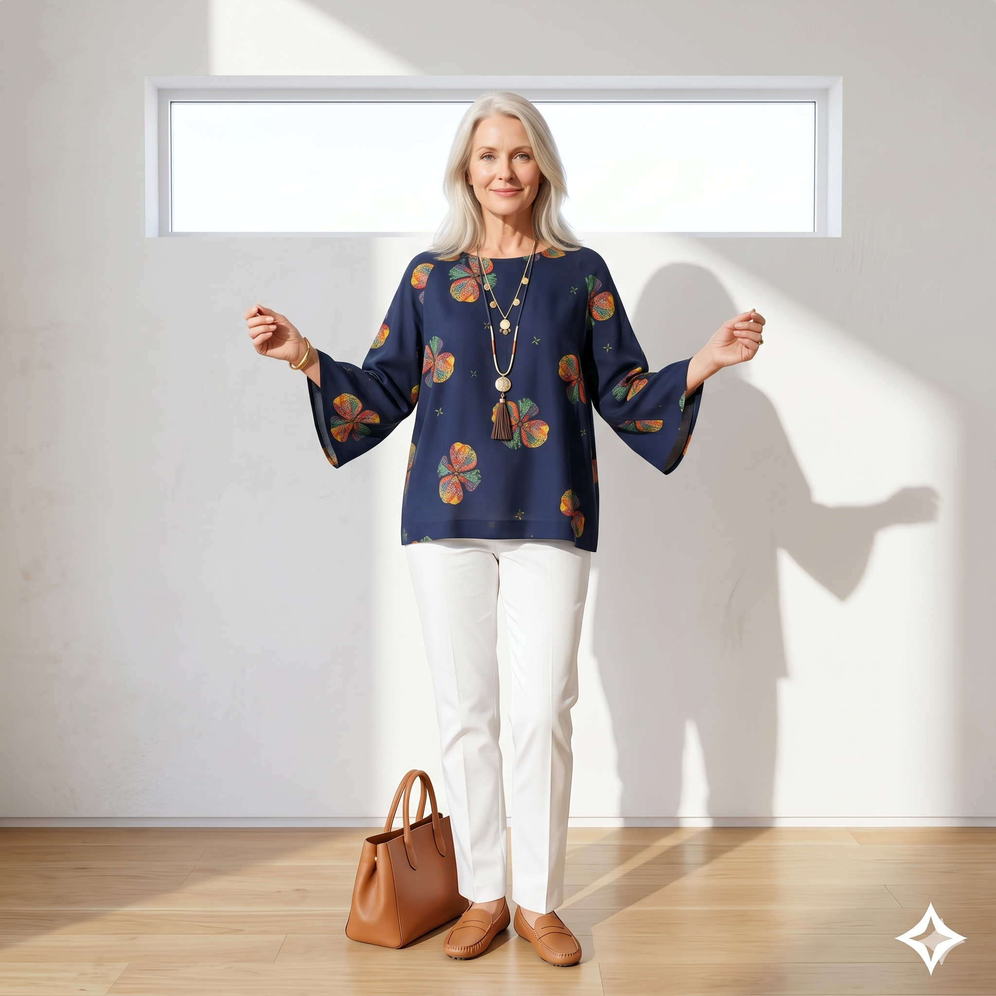 Floral Cotton Shirt β Instant Download PDF Sewing Pattern