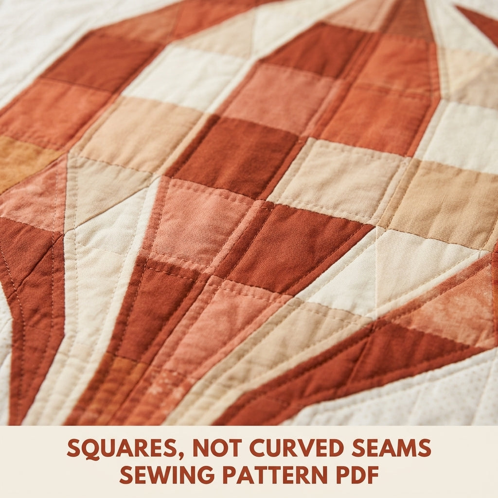 Hot Air Balloon Baby Quilt Pattern PDF – Pieced Nursery Quilt with Checkerboard Border