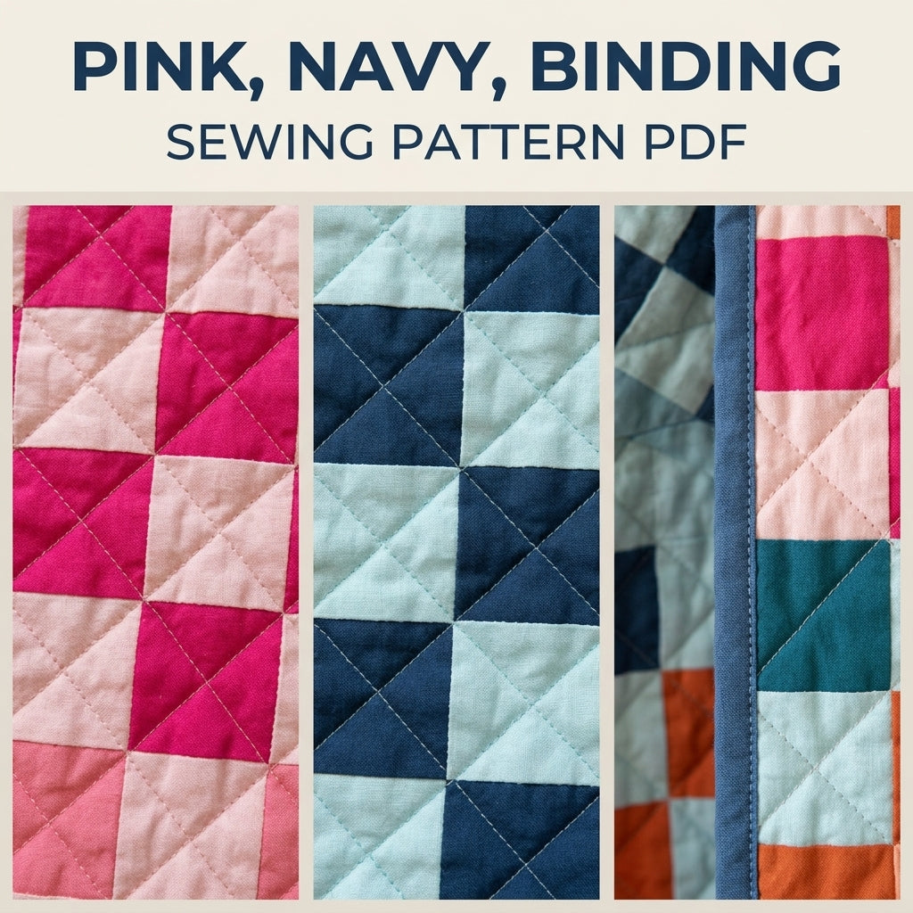 Rainbow Checkerboard Quilt Pattern PDF – Easy Squares Only Throw Quilt in Solids