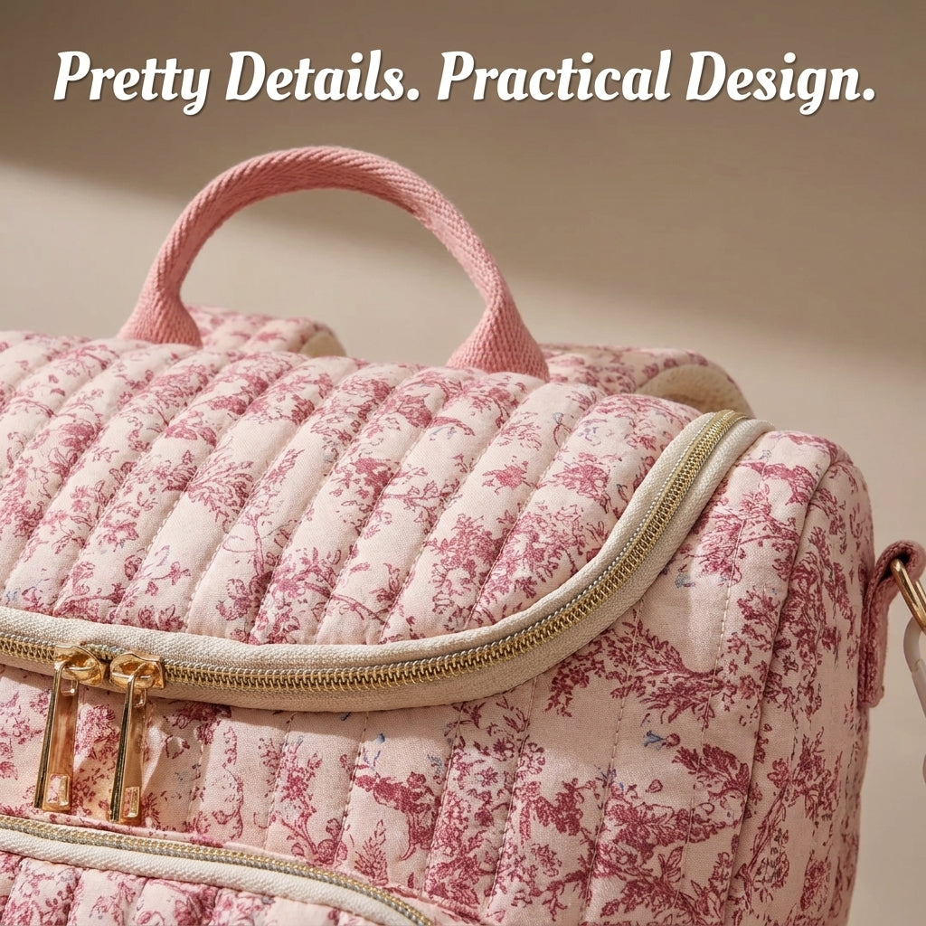 Camera Bag Sewing Pattern — Boxy Crossbody with Front Zip Pocket, Solid or Patchwork Version, PDF Download