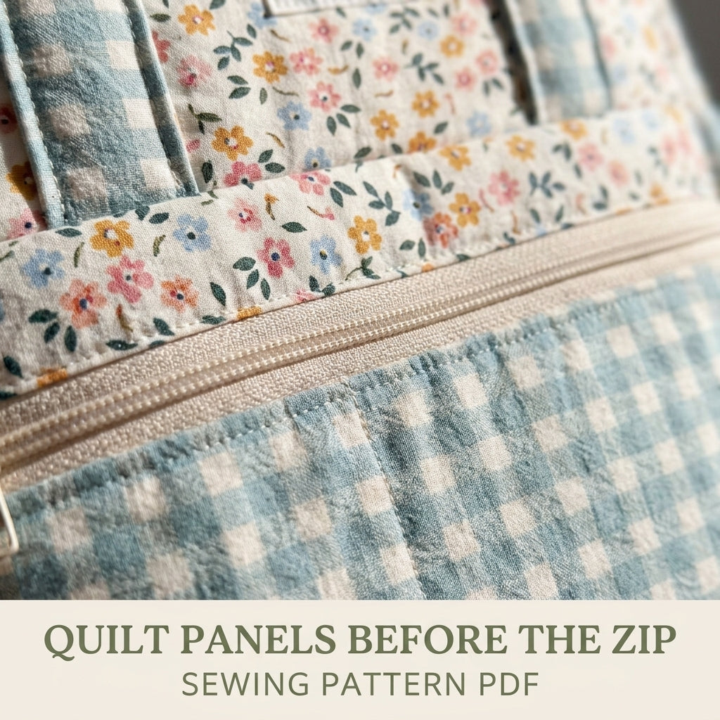 Kids Backpack Sewing Pattern PDF – Quilted Mini Backpack for Toddlers